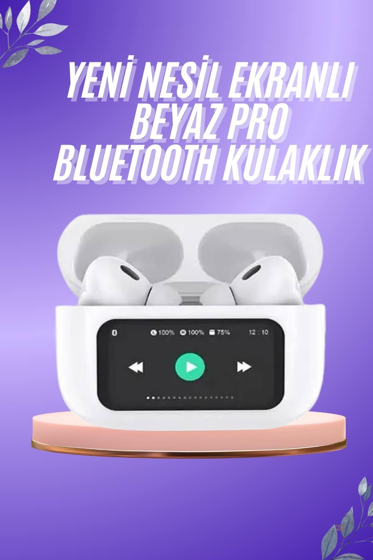 25 700x1050 Dokunmatik Ekranlı ANC/ENC Yeni Nesil Pro Bluetooth Kulaklık Dokunmatik Ekran najmaddin.com Hızlı Eşleşme & Pop-Up Desteği: Kapağı açar açmaz ekranda beliren otomatik bağlantı penceresiyle anında bağlantı kurun.