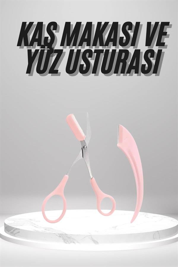 2li Kas Bakim Seti Tarakli Kas Makasi B B4ef 2'li Kaş Bakım Seti Taraklı Kaş Makası Ve Kaş Usturası Kaş Şekillendirici najmaddin.com kaşlarınızı şekillendirmek ve yüzünüzdeki hassas bölgeleri bakımlı tutmak için mükemmel bir araçtır. Sıradan kaş makaslarından farklı olarak