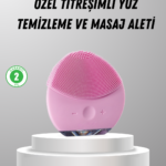 Cilt Dostu Silikon Yüz Masaj Aleti – Hafif