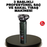 Kablosuz Profesyonel Erkek Bakım Seti – 3 Başlıklı