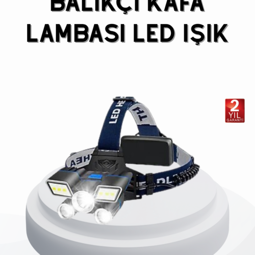 Profesyonel Şarjlı LED Far – IPX5 Suya Dayanıklı