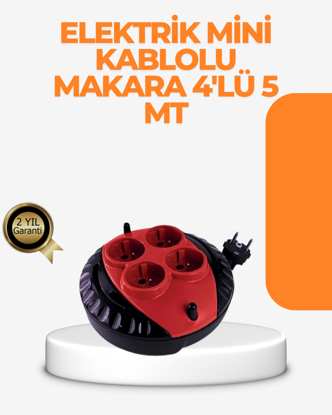 3 156 1 700x875 Kırmızı Renk 5 Metre 4’lü Kablolu Priz Makarası najmaddin.com Kırmızı Renk 5 Metre 4’lü Kablolu Priz Makarası