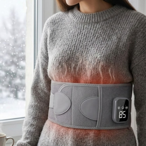 3 Kademe Isıtmalı ve Titreşimli Bel Destek Kemeri Ergonomik Tasarım