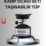 Kompakt Kamp Ocağı Seti Gaz Tüplü Ayarlanabilir Alevli 400g Hafif Tasarım