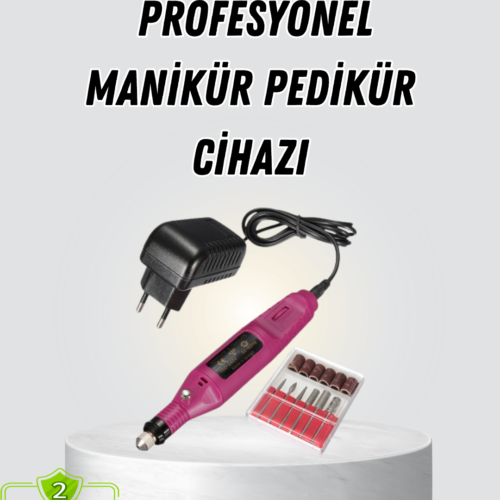 Profesyonel Tırnak Manikür Aleti – Şarjlı