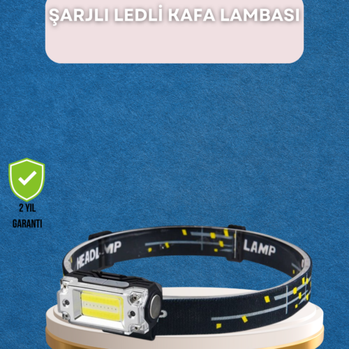 Taşınabilir Şarjlı LED Fener XPE95LM COB120LM Manyetik Gövde