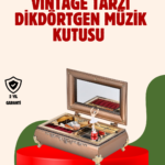 Piyano Şeklinde Balerinli Müzik Kutusu Takı Bölmeli Şık Model