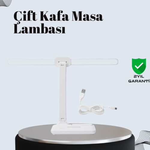 Ayarlanabilir Açıya Sahip Masa Lambası | Kademeli Işık Seviyesi