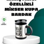 Otomatik Karıştırmalı Termos Kupa | Ergonomik Tasarım