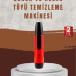 Raks Leo Burun Kulak Tüy Alma Makinesi 45 dk Şarj Süreli Kırmızı