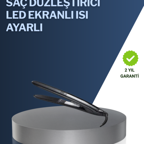 2025 Yeni Seri Dijital Ekranlı Isı Ayarlı Saç Düzleştirici Titanyum Kaplama A Kalite