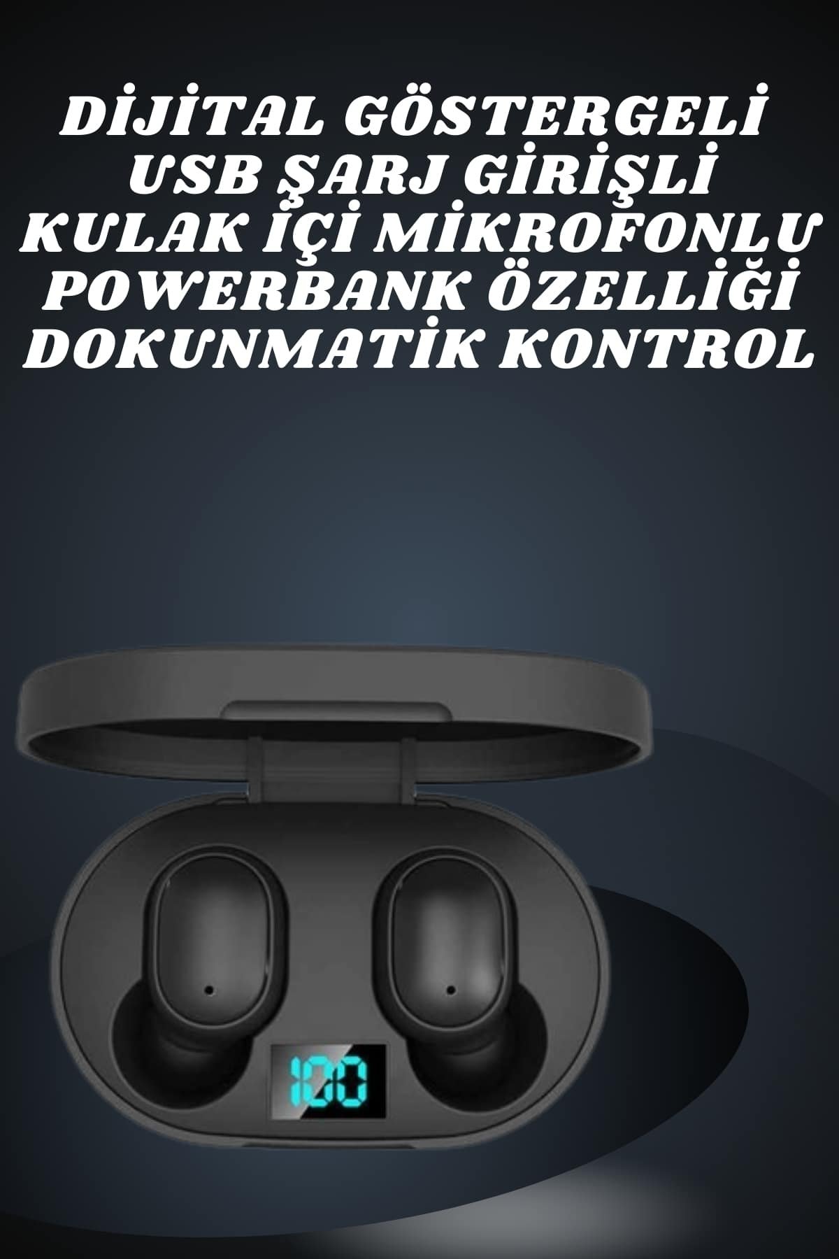 3 55 1 700x1050 Çift Kulaklık Kampanyası Dokunmatik Kontrol Kulak İçi Yüksek Ses Kaliteli Mikrofonlu najmaddin.com Şık tasarımı ve siyah rengiyle dikkat çeken bu kulaklık