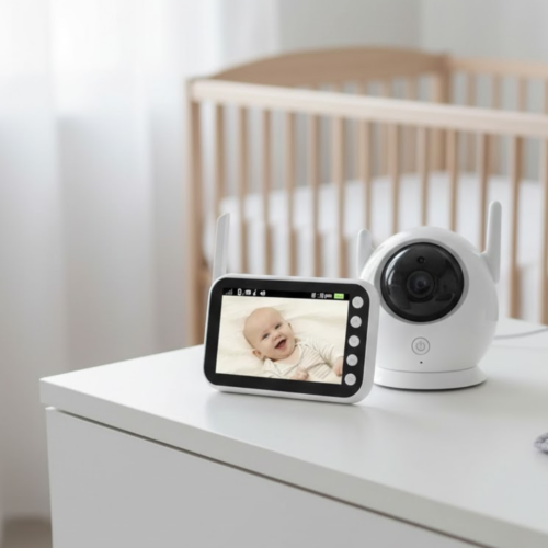 Gece Görüşlü Hareket Takipli Bebek Kamera Sistemi