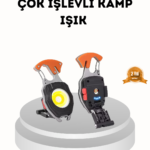 Şarj Edilebilir Çok Amaçlı Mini Fener – Güvenlik Düdüklü