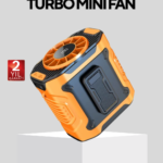 Dijital Ekranlı Turbo Mini Fan – 3 Kademeli Hız