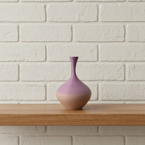 Mini Rainbow Dekoratif Vazo 8 cm Renk Geçişli Modern Tasarım
