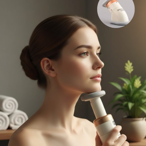 Çene ve Boyun Toparlayıcı Egzersiz Masaj Aleti Yaylı Sistemli