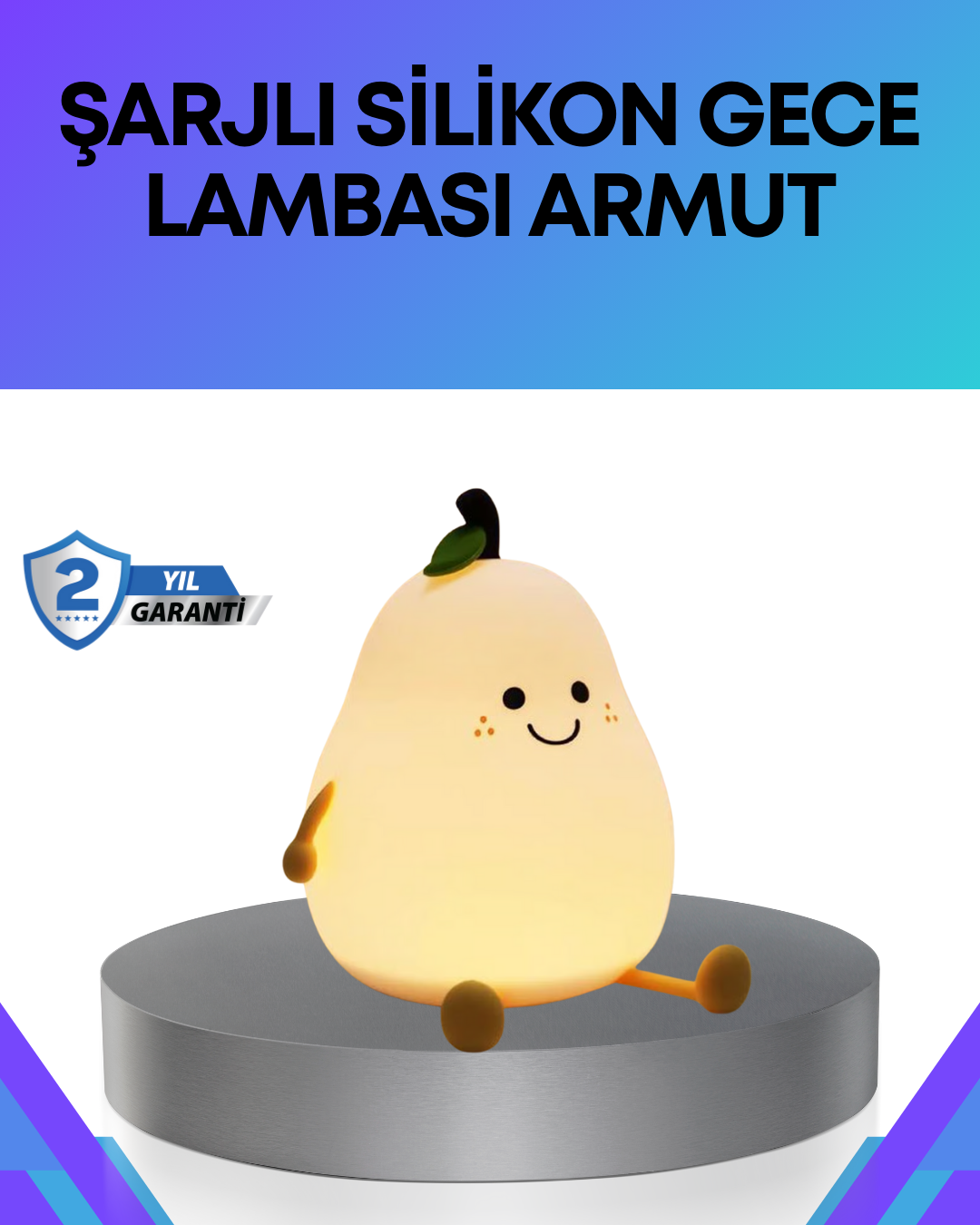 3 94 2 700x875 Modern Armut Gece Lambası Kablosuz Şarjlı LED Aydınlatma najmaddin.com Modern Armut Gece Lambası Kablosuz Şarjlı LED Aydınlatma