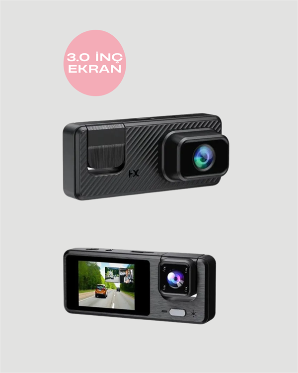 3 Kanalli Arac Kamerasi Full Hd 1080p 23200 3 Kanallı Araç DVR – Ön + İç + Arka Kamera ile Tam Kapsama, Yüksek Güvenlik najmaddin.com iç ve arka kameralar sayesinde hiçbir kör nokta kalmaz.
