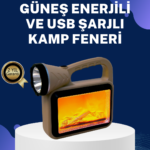 Solar Alev Lambası – Kamp