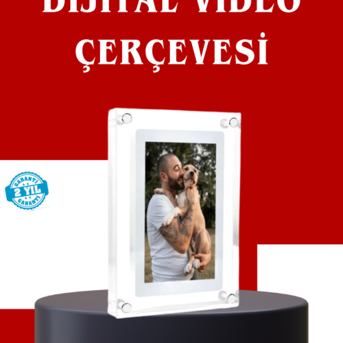 Çift Stereo Hoparlörlü 7 İnç Dijital Fotoğraf Çerçevesi – Zengin Ses Deneyimi