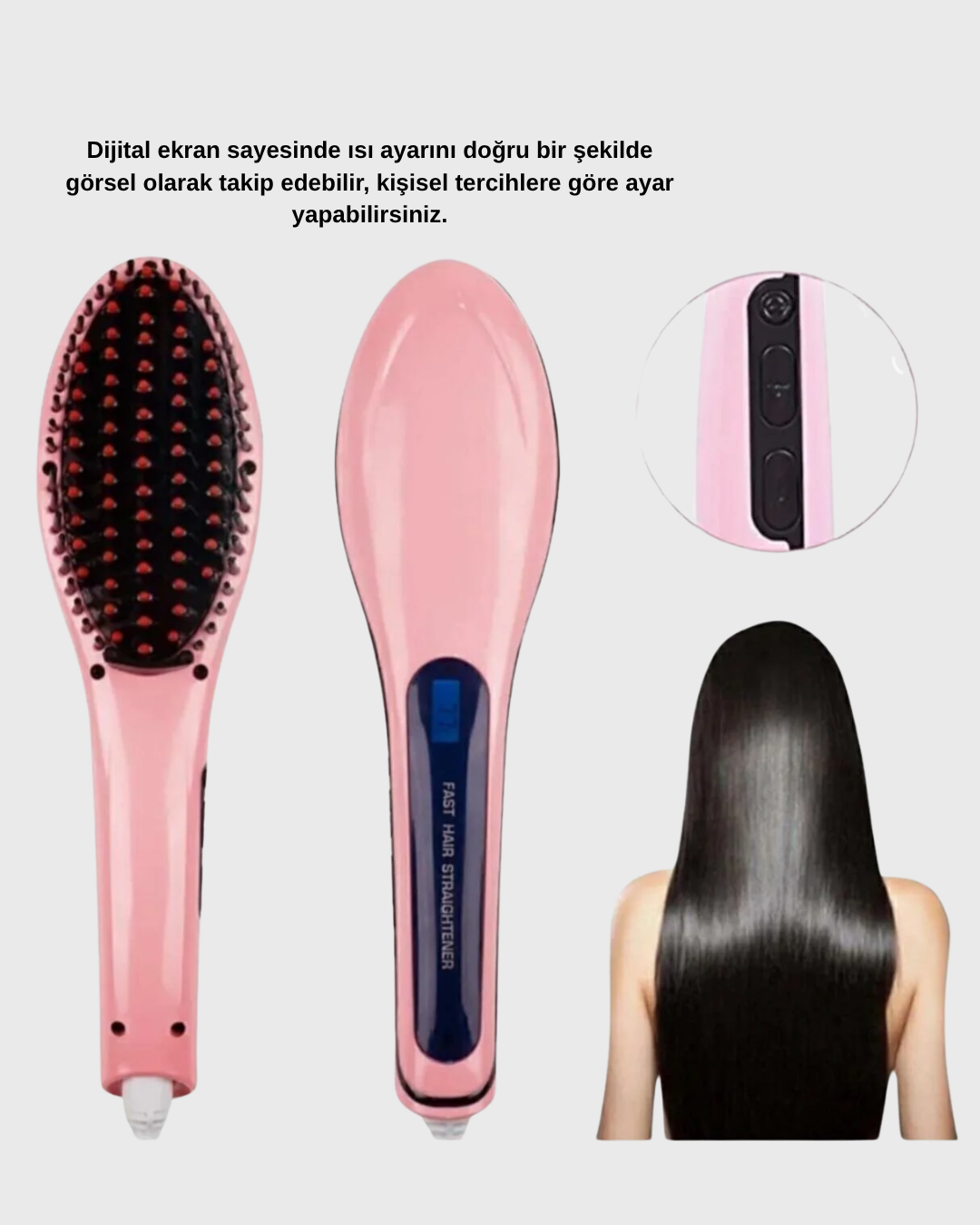 4 137 2 700x875 Dijital Ekranlı Saç Düzleştirici İyon Teknolojili 80-230°C Ayarlı najmaddin.com hem günlük kullanımda hem de özel günlerde salon kalitesinde sonuçlar almak isteyen kullanıcılar için tasarlanmıştır. 5 kademeli ayarlanabilir ısı sistemi sayesinde her saç tipine uygun kullanım sunar. İnce telli saçlar için daha düşük sıcaklıklarda