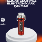 Rüzgar Geçirmez Elektrikli Çakmak Hayatta Kalma Tasarımlı