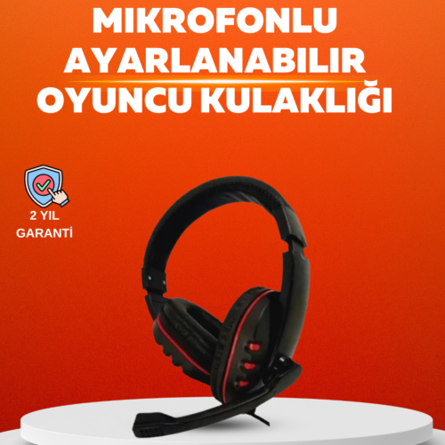 4 143 2 500x500 ✨Najmaddin.com | Dilekten başarıya — şimdi sihir başlasın! najmaddin.com Stereo Kırmızı Gaming Kulaklığı Yumuşak Pedli Mikrofonlu