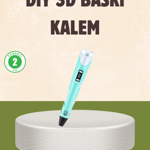 ABS ve PLA Filament Destekli 3D Yazıcı Kalem