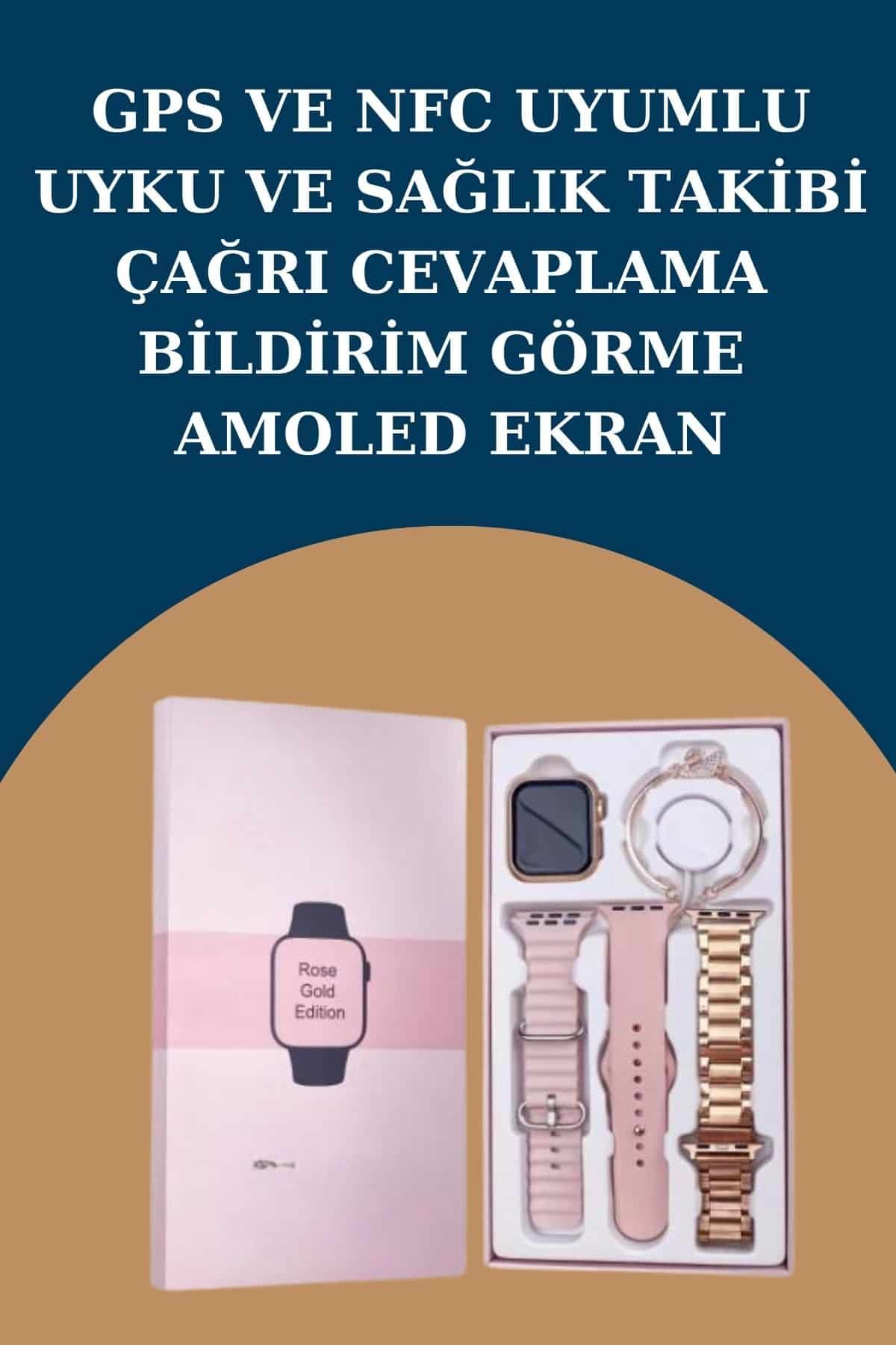 4 52 1 700x1050 Kadınlar İçin 3 Kordonlu Akıllı Saat ve Dijital Göstergeli Powerbankli Bluetooth Kulaklık Dokunmatik Kontrol najmaddin.com mini akıllı saat