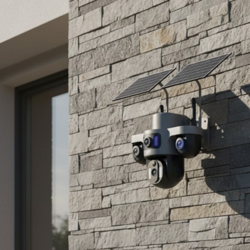 Kablosuz Solar IP Güvenlik Kamerası 12000mAh Bataryalı ve Hareket Algılamalı