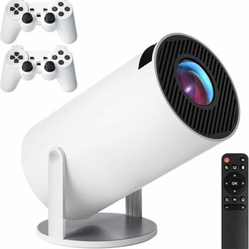 4K Wireless Çift Kollu Kumandalı Oyun Projeksiyonu Retro Video Oyunu