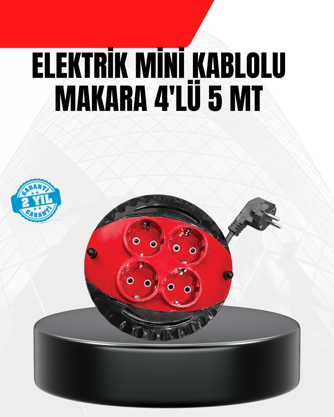 5 128 1 700x875 Ev ve Ofis İçin 5 Metre Kablolu 4 Priz Makarası najmaddin.com Ev ve Ofis İçin 5 Metre Kablolu 4 Priz Makarası