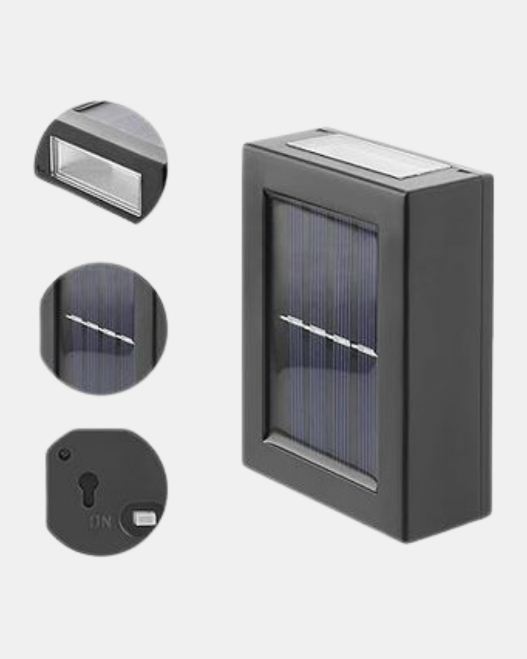 5 133 2 700x875 Solar Dış Mekan Aplik Su Geçirmez Dayanıklı LED Aydınlatmalı najmaddin.com rüzgar ve yoğun nem gibi zorlu hava koşullarında bile üstün dayanıklılık gösterir. Sağlam gövde malzemesi