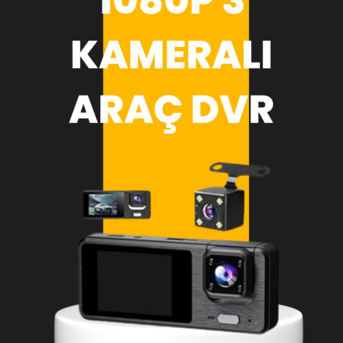 Çok Açılı Araç İçi DVR | Ön İç Arka Kamera