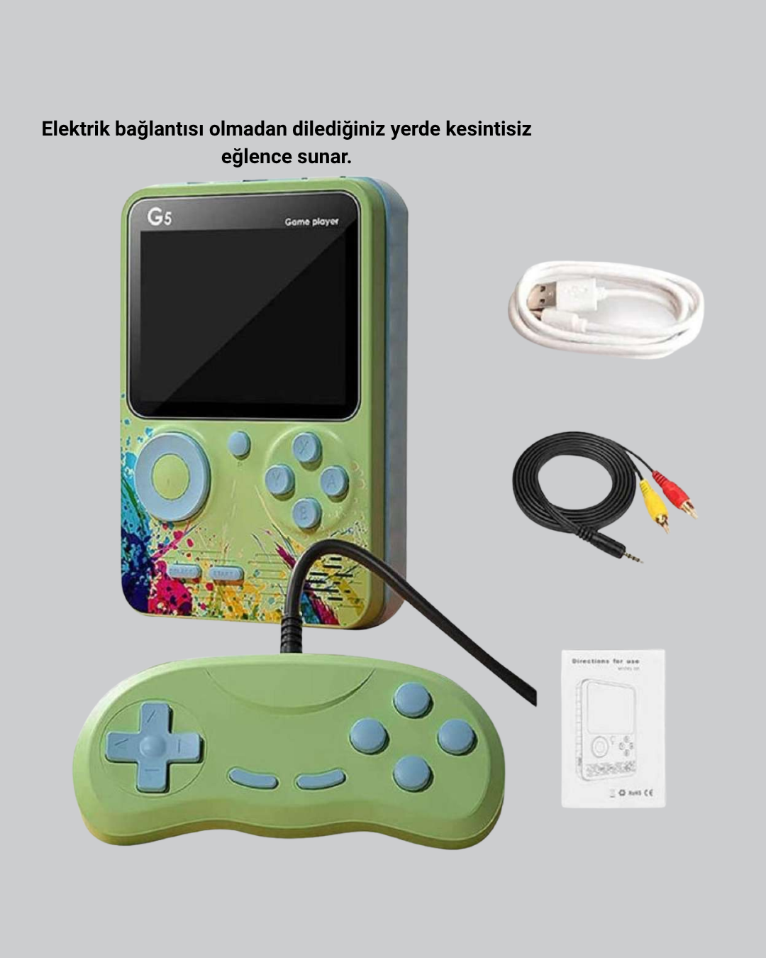 5 45 3 700x875 500 Oyunlu G5 Retro Mini Oyun Konsolu 3 İnç Ekran ve AV TV Desteği najmaddin.com yarış