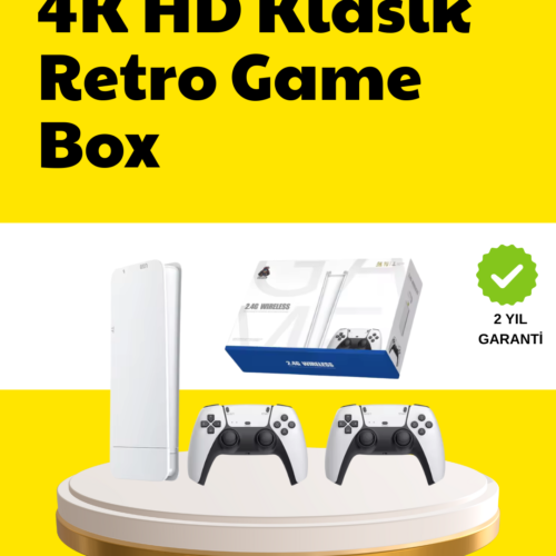 2 Kablosuz Kollu HDMI Uyumlu M15 Oyun Konsolu