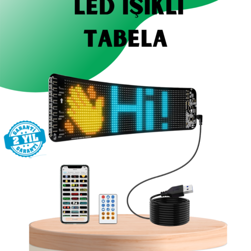 6 11 4 500x500 ✨Najmaddin.com | Dilekten başarıya — şimdi sihir başlasın! najmaddin.com USB Destekli LED Mağaza Tabelası – Renkli RGB Kayan Yazı Paneli