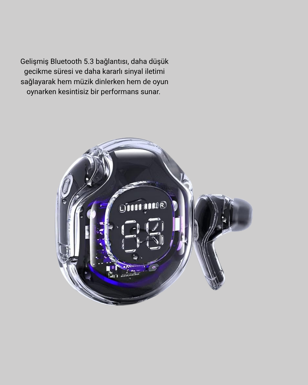6 116 2 700x875 Bluetooth 5.3 Kablosuz Kulaklık HiFi Stereo ve Ekstra Bass Dijital Ekranlı najmaddin.com ENC destekli mikrofon teknolojisi sayesinde sesli görüşmelerde arka plan gürültüsü büyük ölçüde azaltılır. Üçlü mikrofon sistemi