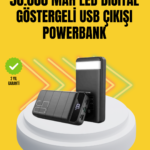 Profesyonel 50.000 mAh Powerbank – Aynı Anda Birden Fazla Cihaz Şarj Eden