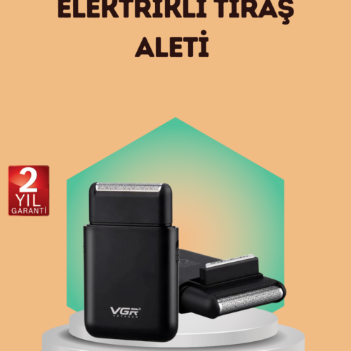 Çift Başlıklı Elektrikli Tıraş Makinesi | Suya Dayanıklı