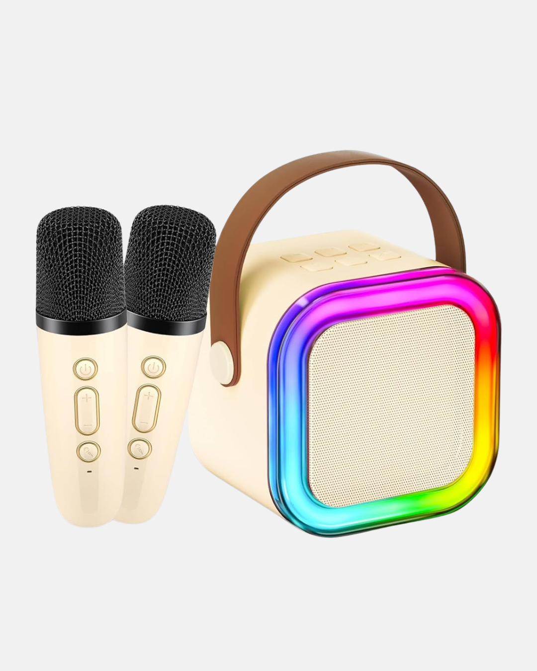 6 225 1 700x875 Taşınabilir Karaoke Hoparlör Bluetooth 5.0 ve Çift Mikrofonlu najmaddin.com Dahili ses sürücüleri