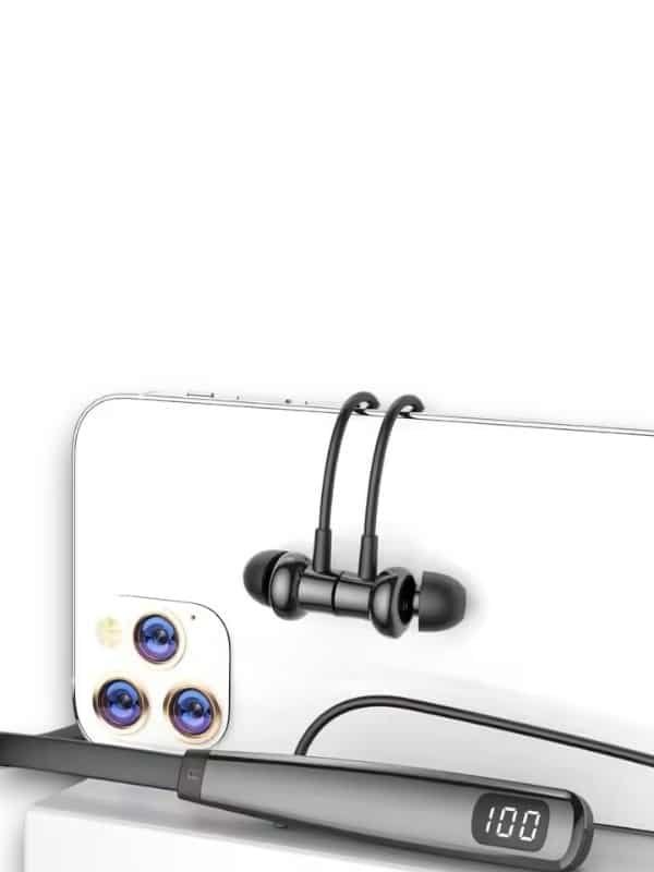 664e29cf B98d 462f 9e02 570cbff84e08 Photoroom Y12 KABLOLU KULAKİÇİ SİLİKONLU BLUETOOTH KULAKLIK najmaddin.com Malzeme: metal