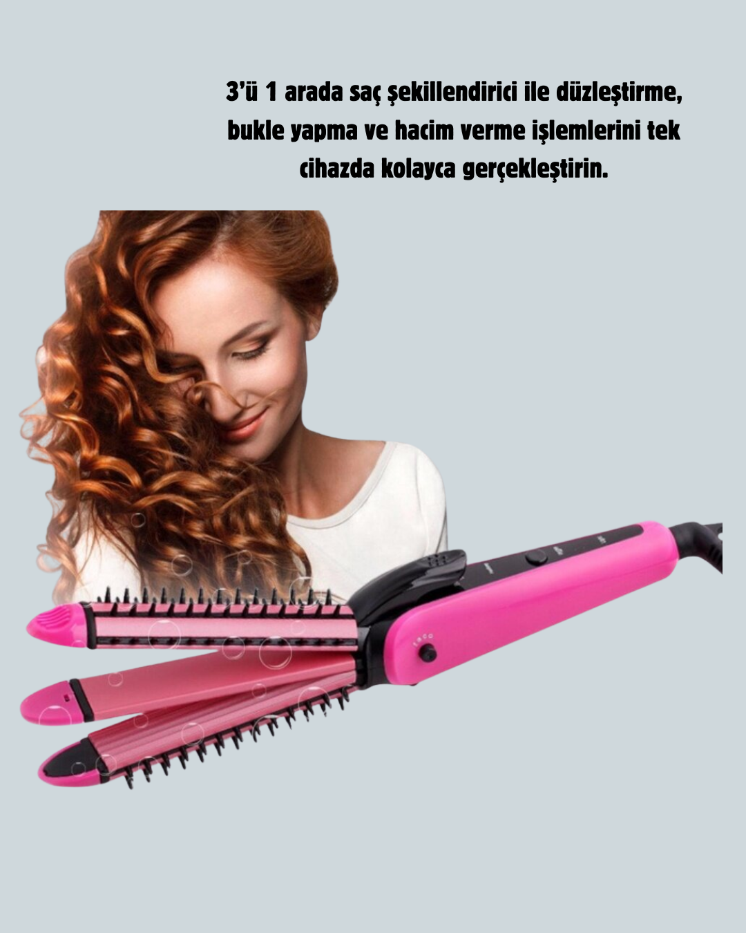 7 151 1 700x875 Kuaför Kalitesinde Saç Şekillendirici | Pratik Kullanım najmaddin.com hem maşa hem de düzleştirici özelliği sayesinde tek bir cihazda iki çözüm sunar. Seramik kaplama ısı yüzeyi saçınızdaki nemi korur