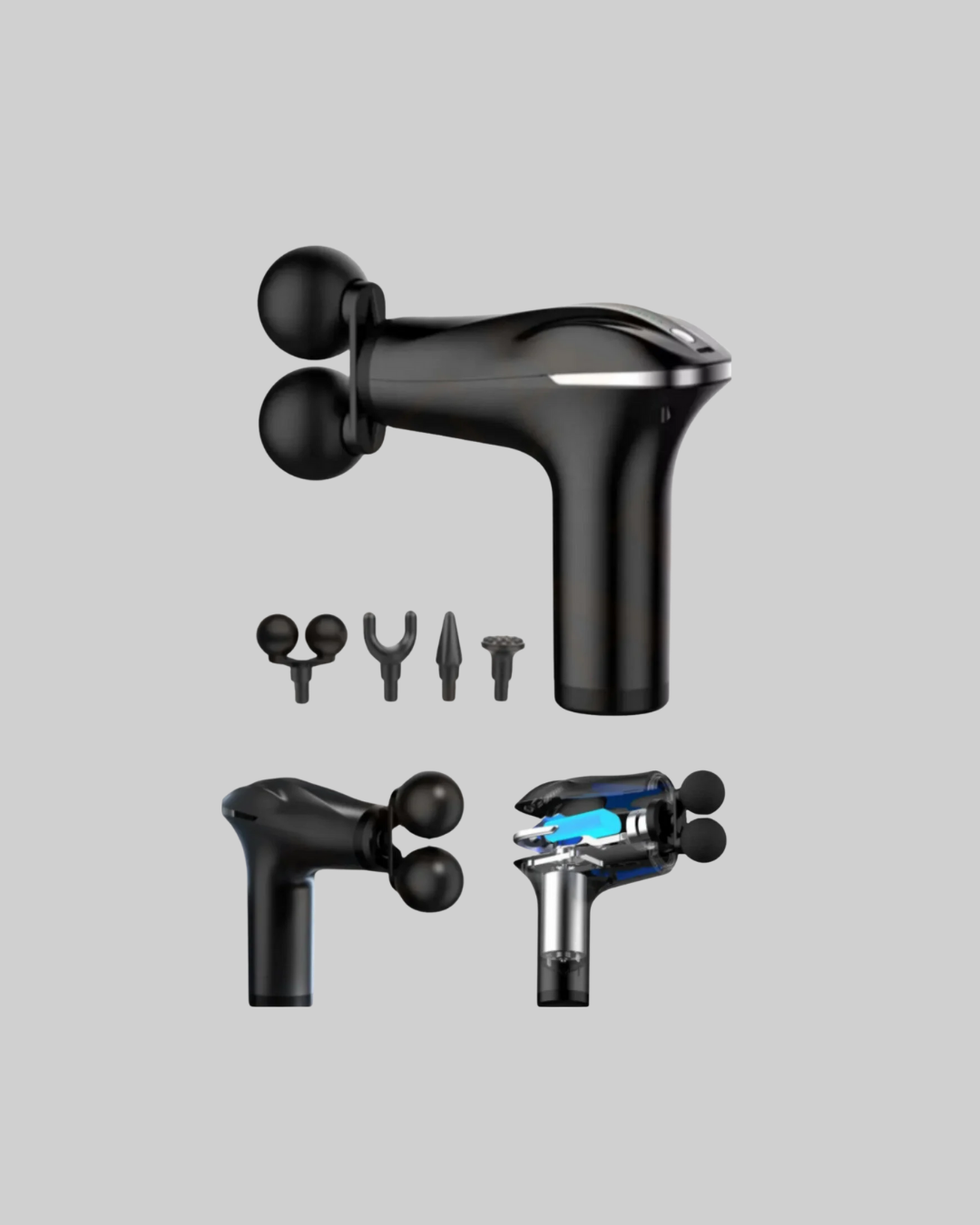 7 28 1 700x875 Çok Fonksiyonlu 4 Başlıklı Şarjlı Masaj Aleti Kas Ağrısı Rahatlatıcı najmaddin.com günlük yaşamda biriken kas yorgunluğunu hafifletmek ve spor sonrası rahatlama sağlamak için tasarlanmış güçlü ve ergonomik bir masaj çözümüdür. Derin kaslara kadar etki eden titreşim teknolojisi sayesinde bel