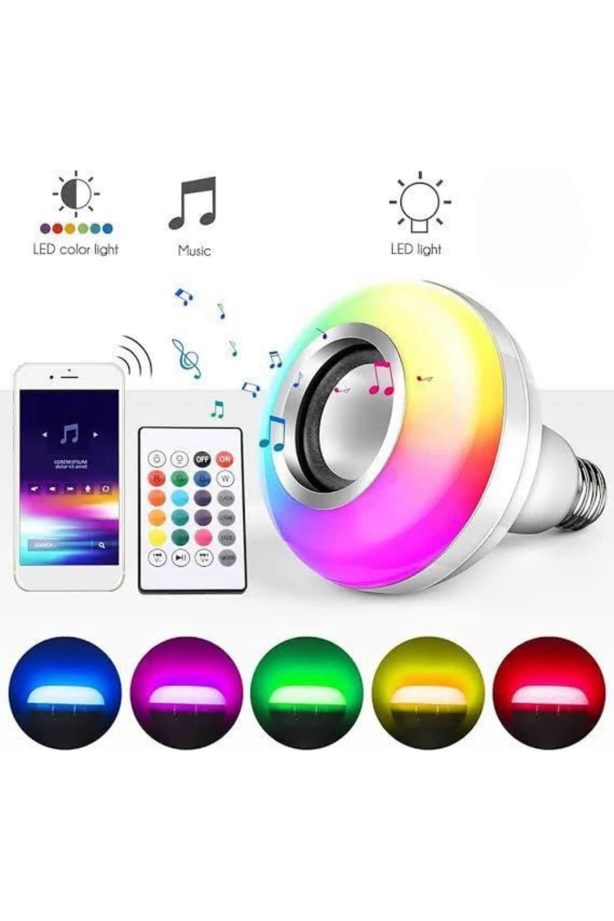 7 3 1 700x1050 Bluetooth Hoparlör Akıllı Rgb Led Işık Renk Değiştirme Ses Bombası Ampül Görünümlü najmaddin.com içerisine entegre edilmiş bir hoparlör bulundurmasıdır. Bluetooth 3.0 (A2DP) teknolojisi sayesinde