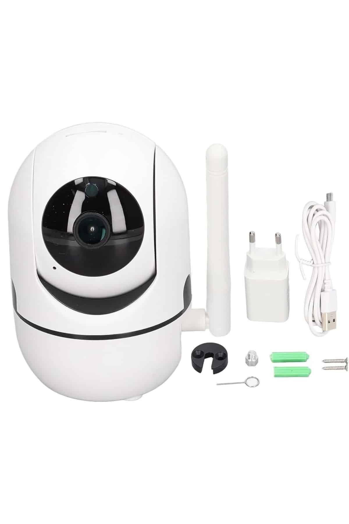 7 53 1 700x1050 Wifi Kamerası Kablosuz Wifi Güvenlik Kamerası najmaddin.com 360 derece dönebilme ve 90 derece baş hareketi yapabilme özelliğiyle geniş bir alanı kapsayarak panoramik yatay ve dikey çekimler gerçekleştirir. Gece görüşü sayesinde düşük ışık koşullarında bile net görüntüler sunarak kesintisiz güvenlik sağlar. Kaydedilen görüntüler MicroSD hafıza kartına depolanabilir ve kullanıcı dilediğinde eski kayıtları inceleyebilir.