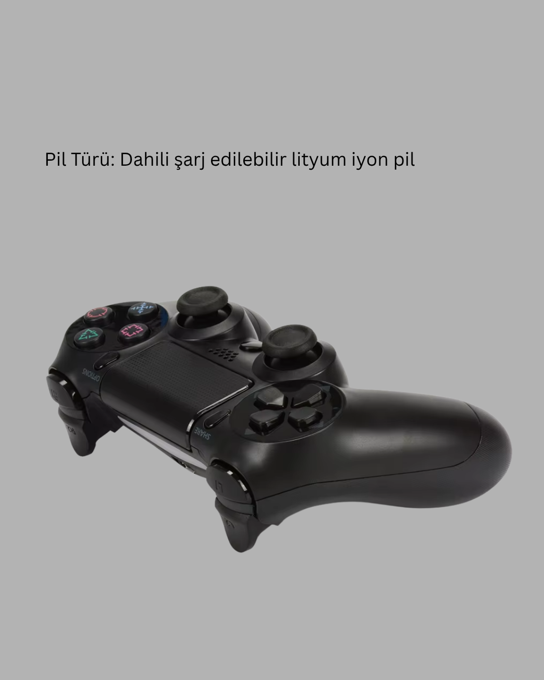 7 74 2 700x875 Kablosuz Titreşimli Oyun Kolu – PS4 Uyumlu Ergonomik Tasarım ve Uzun Pil Ömrü najmaddin.com konsol oyuncuları için hem konfor hem performansı bir arada sunar. PlayStation 4 sistemleriyle tam uyumlu çalışarak yüksek hassasiyetli kontrol imkanı sağlar. Kablosuz bağlantı özelliği