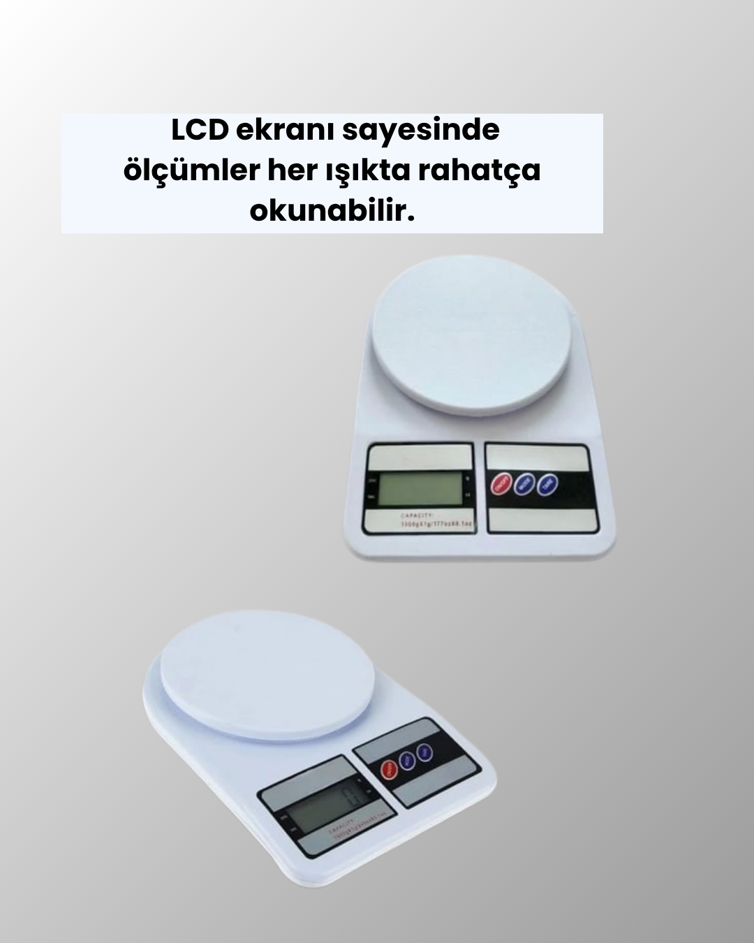 8 26 5 700x875 Taşınabilir Dijital Terazi – Çift Ölçü Birimi Destekli najmaddin.com tezgah üstünde fazla yer kaplamaz ve dolap içinde rahatça saklanabilir. 220 gram ağırlığında olması nedeniyle taşınması kolaydır. LCD ekranı