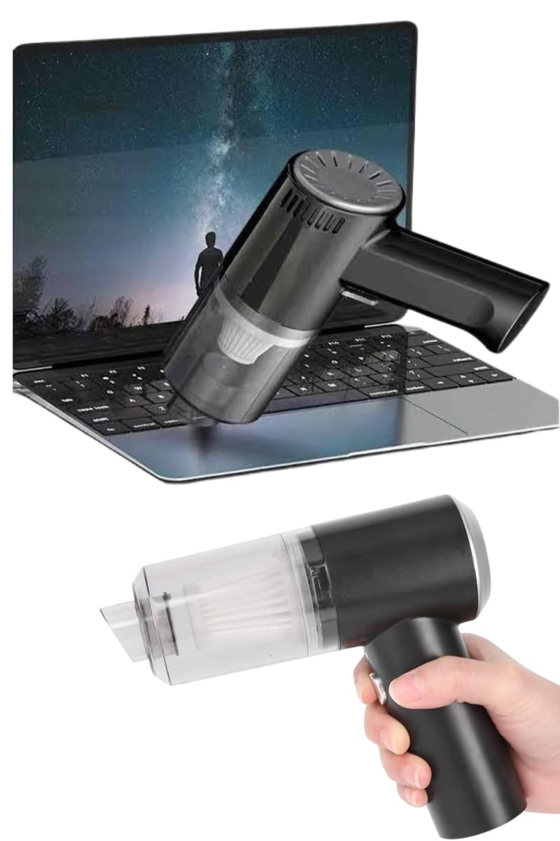 8 7 700x1050 Yeni Nesil Mini Vakumlu Araç Süpürgesi El Süpürgesi Şarjlı najmaddin.com tamamen şarj olduğunda 40 dakika yüksek emiş